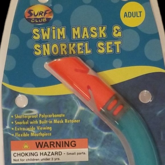 🆕 SURF CLUB Swim Mask & Snorkel Set - ADULT - Picture 2 of 2